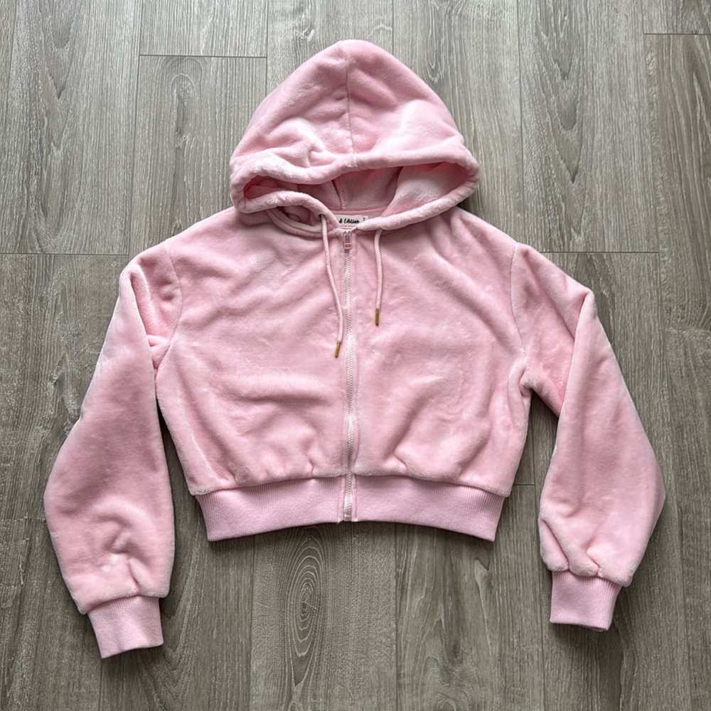 Streetwear Society Plush Cropped Hoodie (NEW)